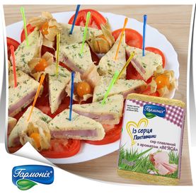 Сирок плавлений "М'ясо", 90г, 45%